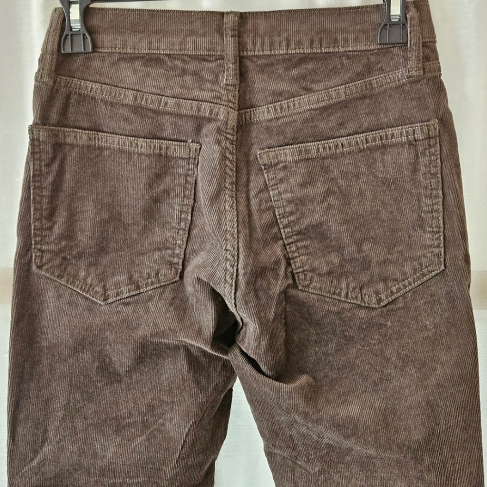 GAP HIGH RISE VINTAGE SLIM CORDUROY PANTS WOMEN'S PETITE SIZE 25|0 - Picture 12 of 16